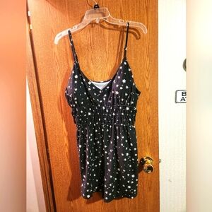 SO Juniors XL Floral Print Romper
